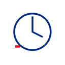 Clock icon placeholder; recommended size 128 by 128 pixels